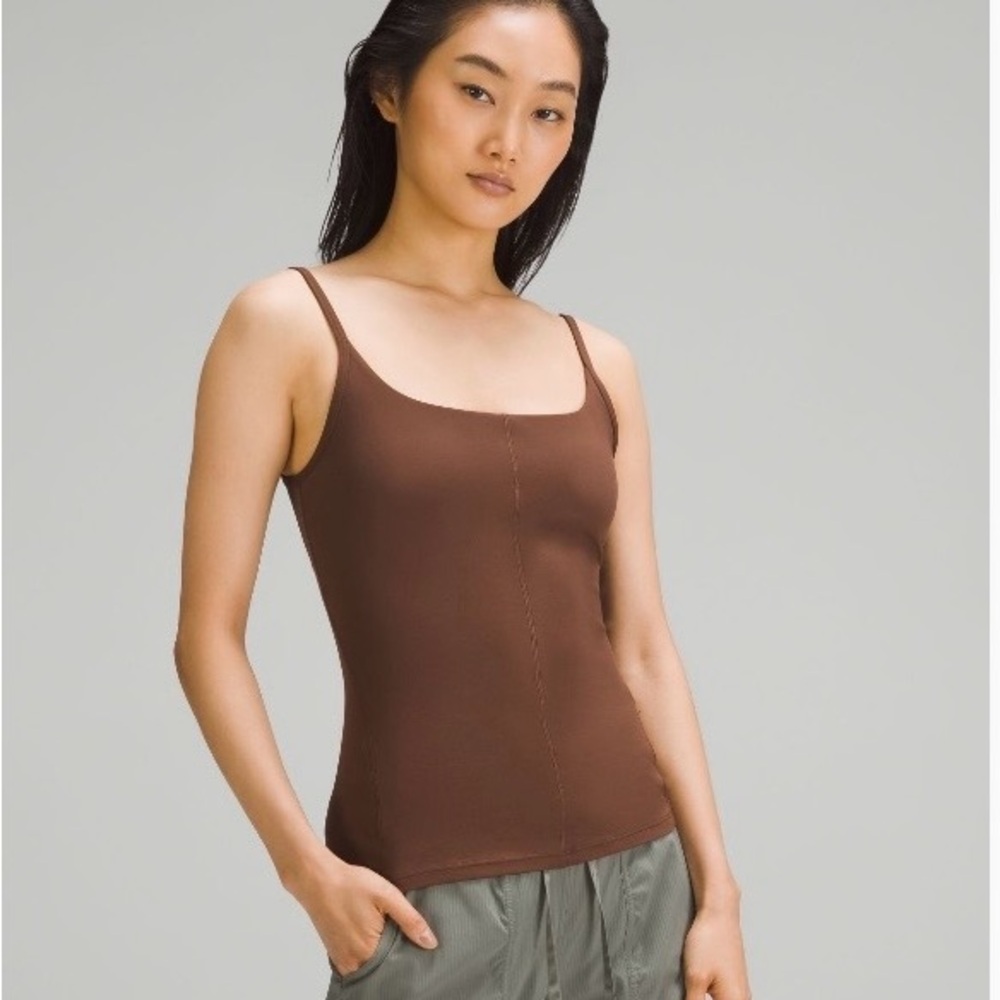 Lululemon Straight Strap Close-to-Body
Shelf Java Tank Top size 12